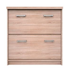 Dulap pentru pantofi TOPTY 2K tip 25, stejarSonoma, maro imagine