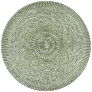 Suport de farfurie Mandala verde, 38 cm imagine