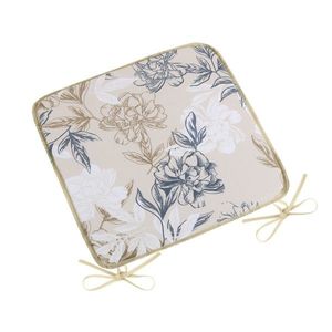 Pernă de scaun Bellatex DITA netedă Flowergri-bej , 40 x 40 cm imagine