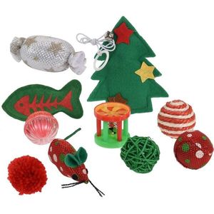 Set jucării pisici Gift for cats, 10 buc. imagine