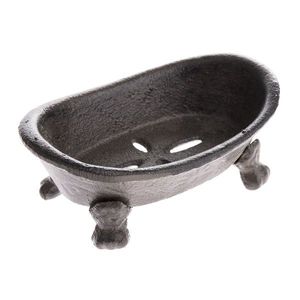 Săpunieră fontă Bath, maro, 14 x 9 x 10, 5 cm imagine