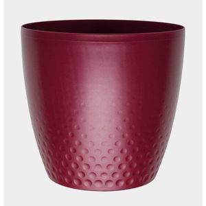 Mască de ghiveci din plastic Plastia Perla 16 cm, vișiniu imagine