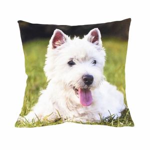 Față de pernă Westie, 40 x 40 cm imagine