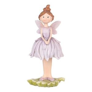 Decorațiune zână Daisy mov, 9 x 21 x 9 cm, poliresin imagine