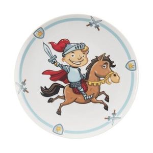 Farfurie întinsă Orion pentru copii Knight, diam. 21 cm imagine