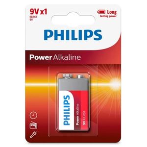 Baterie alcalină Philips 9 V Power imagine