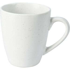 Cană din gresie Stone, 220 ml, alb, alb imagine