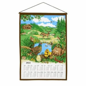 Calendar textil 2024 Vânătoare , 45 x 65cm imagine