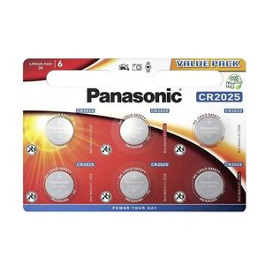 Set baterii Panasonic CR-2025EL/6BW, 6 buc imagine