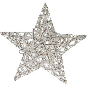 Stea de Crăciun Greyse cu LED gri, 40 cm imagine