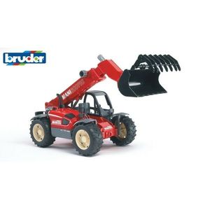 Bruder 2125 Vehicule de construcții - încărcătorManitou MLT 633 cu braț telescopic, 1: 16 imagine