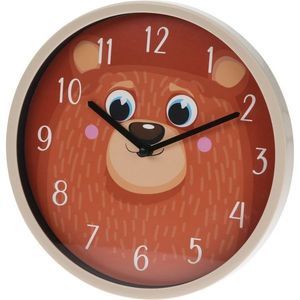 Ceas de perete pentru copii Urs, 22 cm imagine