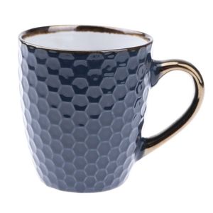 Cană din ceramică Faguri, albastră, 250 ml imagine