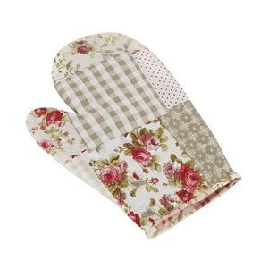Mănușă de bucătărie EMA Patchwork bej, 28 x 18 cm imagine