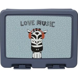Cutie de plastic pentru gustări Hatu Zebra, 18 x 7, 5 x 13, 5 cm imagine