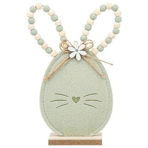 Altom Iepure de fetru, 11 x 4 x 22 cm, verde, verde, S imagine