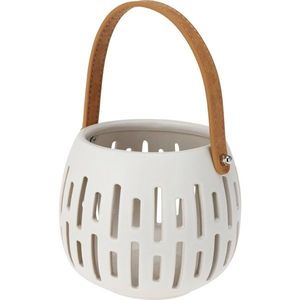 Felinar decorativ White, 14 x 12 cm imagine