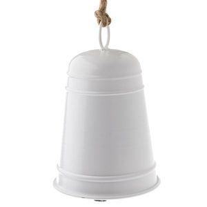 Clopot metalic Ringle alb, 12 x 20 cm imagine