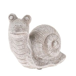 Decorațiune de grădină din beton Melc gri, 13 x 10cm imagine
