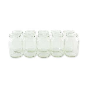 Set de 10 bucăți de borcane cu capac cu filetSirius, 0, 2 l, Orion imagine