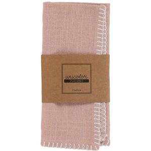 Set suporturi de farfurii roz, 48 x 33 cm, roz imagine