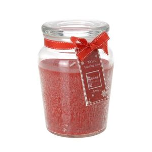 Lumânare aromată Morlais, în borcan, roşu, 14, 5 cm, 14, 5 cm imagine