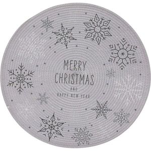 Suport farfurie de Crăciun Merry Christmas, 38 cm imagine