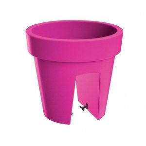 Ghiveci de balustradă Lofly Railing, fucsia, 24, 5 cm, roz, 24, 5 cm imagine