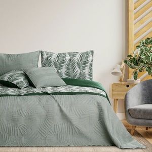 Cuvertură de pat Restilo Tropical Bonaireverde, 220 x 240 cm, verde imagine