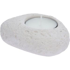 Set suporturi de lumânare din beton Stone maro, 8, 5 x 3, 5 x 7 cm, 3 buc. imagine