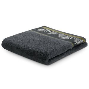 AmeliaHome Prosop Pavos negru, 70 x 140 cm, gri închis, 70 x 140 cm imagine