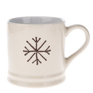 Cană de Crăciun din ceramică Fulg, 420 ml, , imagine