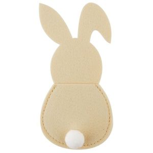 Altom Set de buzunare pentru tacâmuri Rabbit, 4buc, 15 x 8, 5 cm, bej, bej imagine