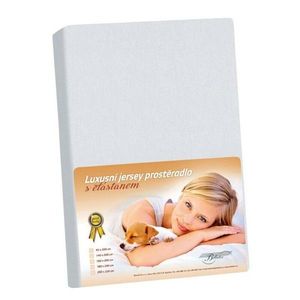 Cearșaf Bellatex Jersey cu elastan gri deschis, gri deschis, 140 x 200 cm imagine