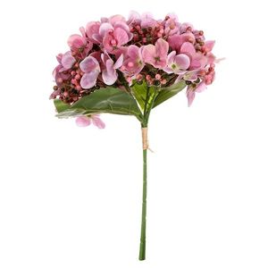 Buchet de Hortensie artificială, 20 x 35 x 20 cm, roz imagine
