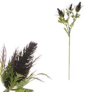 Floare artificială Eryngium violet, 66 cm imagine