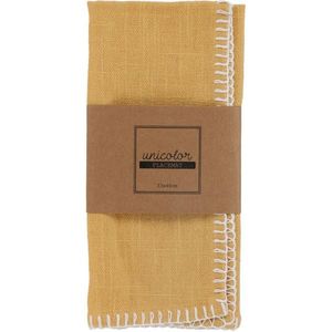 Set de suporturi de farfurii roz, 48 x 33 cm, galben imagine