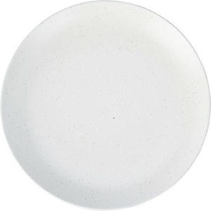 Farfurie de desert din gresie Stone, 21, 5 cm, alb, alb imagine