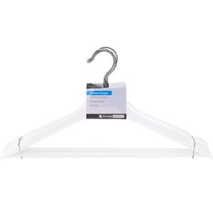 Set de 4 umerașe din lemn Storage Solutions, alb imagine