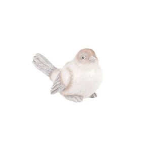Decorațiune de iarnă Pasăre, 14 x 9 x 8 cm, polyresin imagine