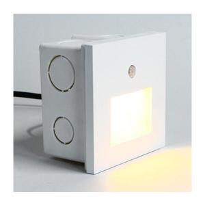 Corp de iluminat LED cu senzor pentru scări SUNNY LED/1W/230V alb Emithor 70414 imagine