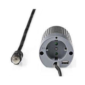 Convertor de tensiune 100W/12/230V PIMS10012 + USB imagine