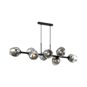 PND-30843-8 BK+SG - Lustră pe cablu BORGO 8xE27/40W/230V negru imagine