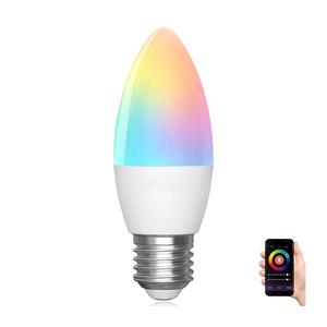 Bec LED RGBW dimabil C37 E27/6, 5W/230V 2700-6500K Wi-Fi imagine