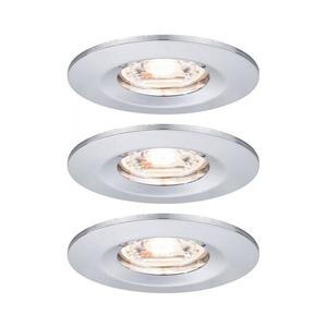 SET 3x corp de iluminat încastrat pentru baie Paulmann 94303 LED/4W IP44 COIN 230V imagine