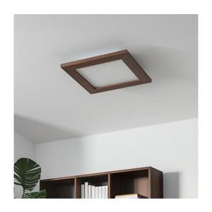 Plafonieră LED dimabilă Brilagi SLIMFRAME WOOD LED/25W/230V 34x34 cm + telecomandă imagine