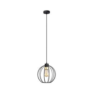 Lustră pe cablu STARLIGHT 1xE27/15W/230V neagră/aurie imagine