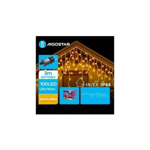 Instalație LED de Crăciun de exterior 100xLED/8 funcții 8x0, 6m IP44 alb cald imagine