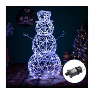 Decorațiune LED de Crăciun de exterior LED/3, 6W/31/230V 6500K 90 cm IP44 om de zăpadă imagine