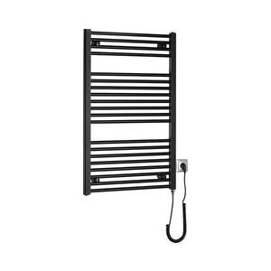 Radiator portprosop electric pentru baie Aqualine DIRECT-E 400W/230V 96 cm negru mat imagine